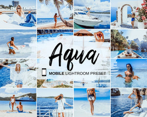 Aqua Lightroom Mobile Preset