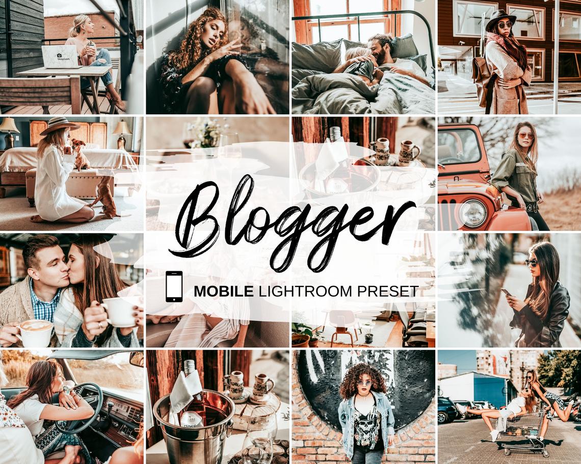 Blogger Lightroom Mobile Preset