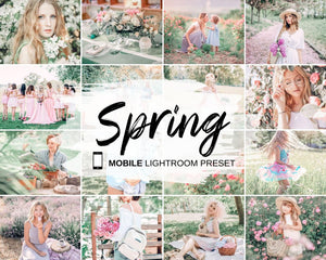 Spring Lightroom Mobile Preset