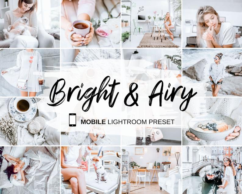 Bright & Airy Lightroom Mobile Preset