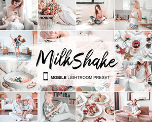 Milkshake Lightroom Mobile Preset